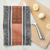 バイキングタトゥー キッチンタオル (四つ折り)