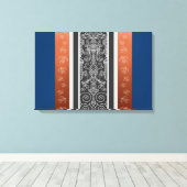 バイキングタトゥー キャンバスプリント (インサイチュ (ウッドフロア))