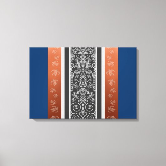 バイキングタトゥー キャンバスプリント (正面)