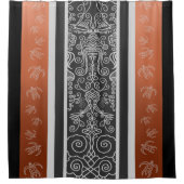 バイキングタトゥー シャワーカーテン (正面)