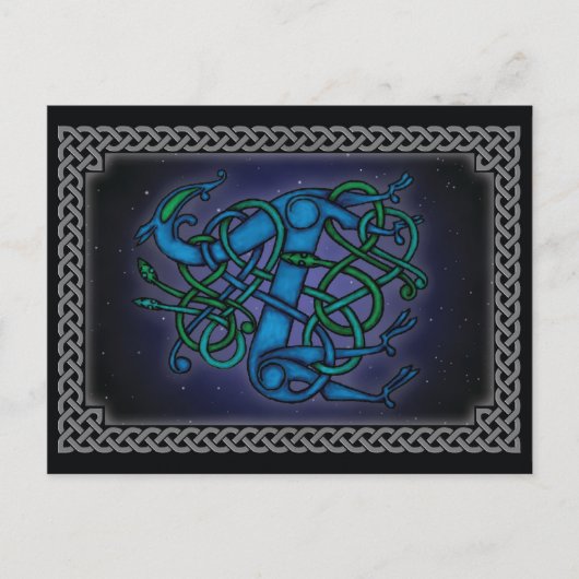 バイキングデザインはがき – ウルネスビースト ポストカード (正面)