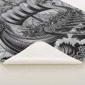 バイキングデザイン シェルパブランケット (3/4)