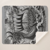 バイキングデザイン シェルパブランケット (正面(横))