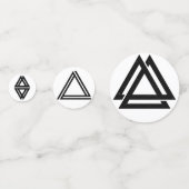 バイキングトライアングルテーブルコンフェッティ コンフェッティ (正面)