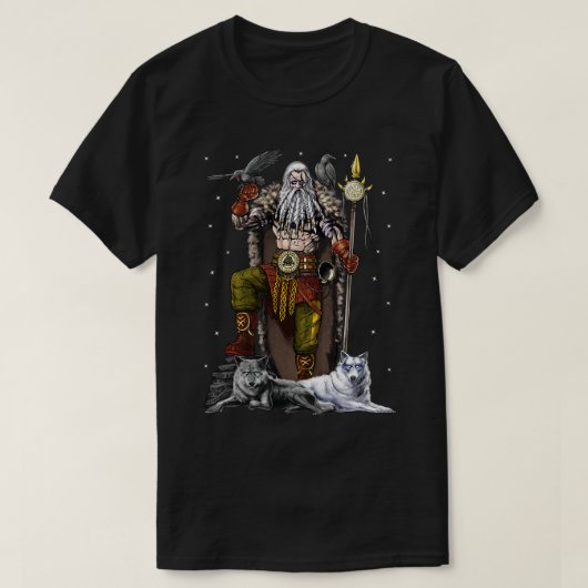 バイキングノルスゴッドオジン Tシャツ (デザイン正面)