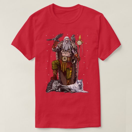 バイキングノルスゴッドオジン Tシャツ (デザイン正面)