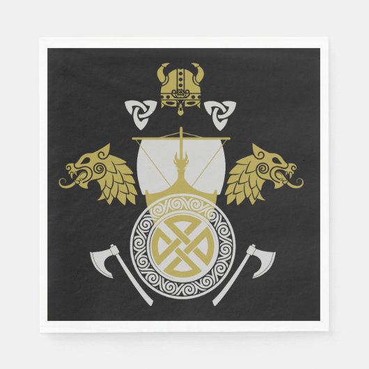 バイキングノルセメン スタンダードランチョンナプキン (正面)