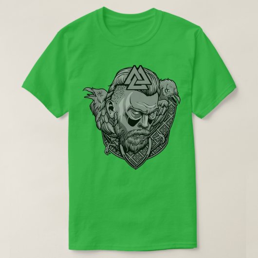 バイキングノルディックウォーリアワラヴァハラ10 Tシャツ (デザイン正面)