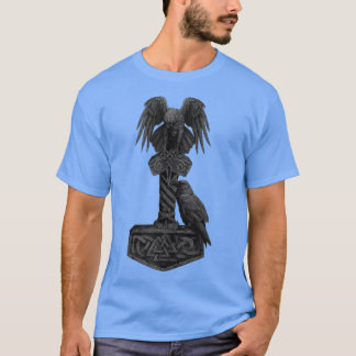 バイキングノース神話Thorx27s Mjolnir Odinx27s H Tシャツ
