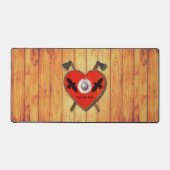 バイキングハートシールド – ラヴェンス デスクマット (正面)