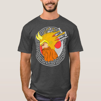 バイキングバイキングアックスノルウェーバイキングヘルメット限定エディ Tシャツ