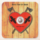 バイキングバレンタインレイベン スクエアペーパーコースター (正面)