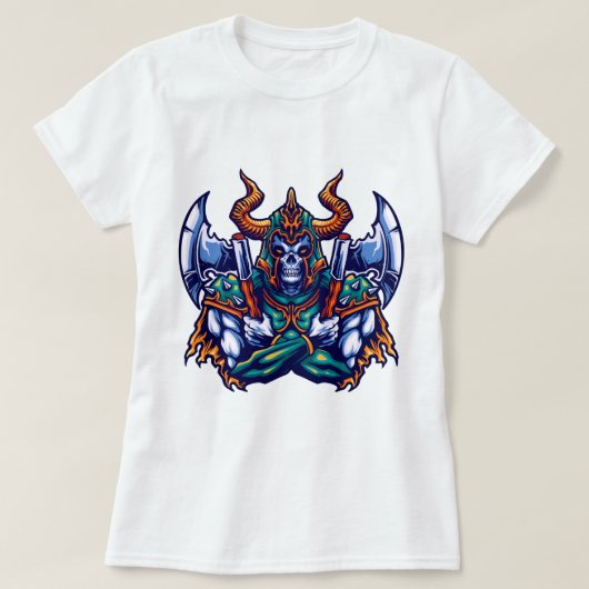 バイキングバーサーカー Tシャツ (デザイン正面)