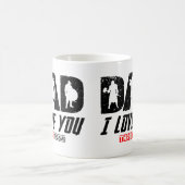 バイキングパパI Love You 3000 コーヒーマグカップ (中央)