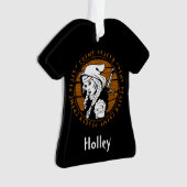 バイキングパーソナライズされたシールド巫女ルーン オーナメント (正面)