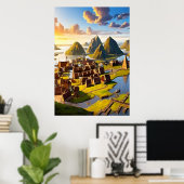 バイキングビレッジアウトバイシー | AIアートポスター ポスター (ホームオフィス)