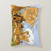 バイキングプリント アクセントクッション (正面(垂直))