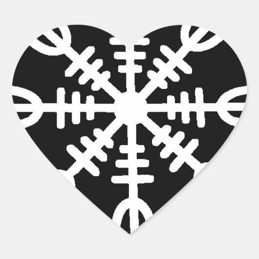 バイキングヘルムオブアウ ハートシール (正面)