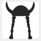 バイキングヘルメットと編組 スクエアシール (正面)