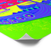 バイキングボート – ノルウェー ポスター (角)