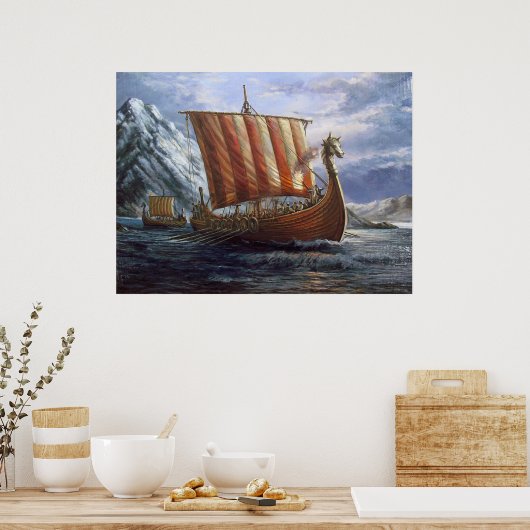 バイキングポスター ポスター (キッチン)