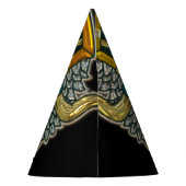 バイキングポートレートメタリックルック パーティーハット (裏面)