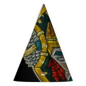 バイキングポートレートメタリックルック パーティーハット (左)