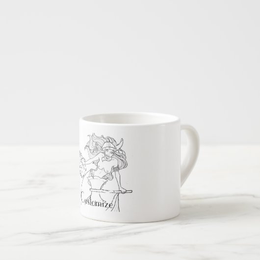 バイキングマーメイドウォリアーサンダー_コーブ エスプレッソカップ (正面右)