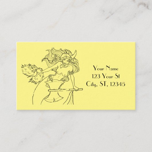 バイキングマーメイドウォリアーサンダー_コーブ 名刺 (正面)