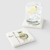 バイキングメタルタートルコースター ストーンコースター (横)