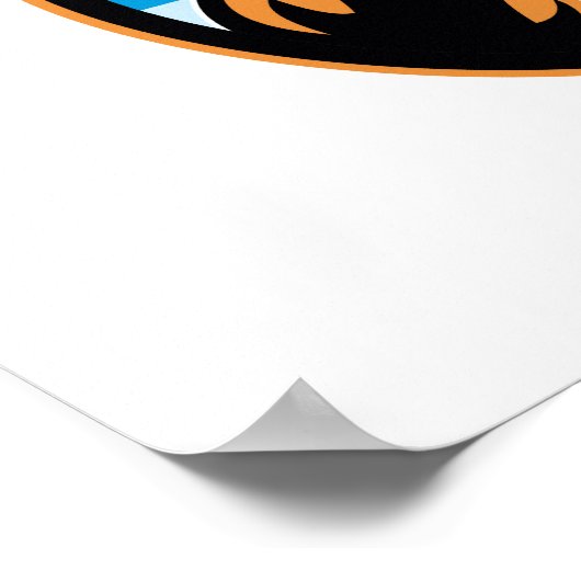 バイキングライダーバーバリアンウォリアーレトロ ポスター (角)