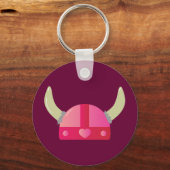 バイキングラブヘルメット キーホルダー (正面)