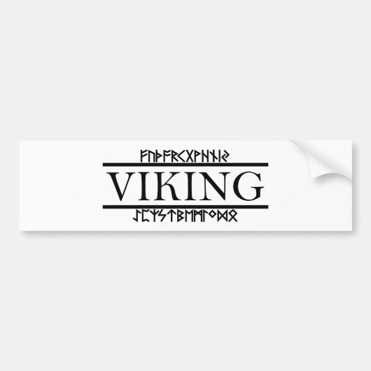 バイキングランズバンパーステッカー バンパーステッカー (正面)