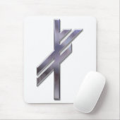 バイキングルンラック・シルバー マウスパッド (マウス)