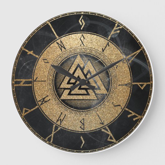 バイキングルーン ラージ壁時計 (正面)