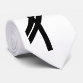 バイキングルーン – 運 – 黒 ネクタイ (ロール)