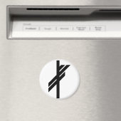 バイキングルーン – 運 – 黒 マグネット (インサイチュ (食洗機))