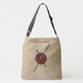 バイキングレイヴンシールド及び武器 クロスボディバッグ (裏面)