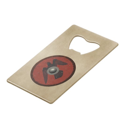 バイキングレイヴンシールド クレジットカード栓抜き (裏面アングル)