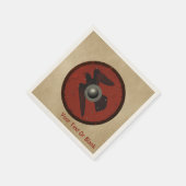 バイキングレイヴンシールド スタンダードカクテルナプキン (角)