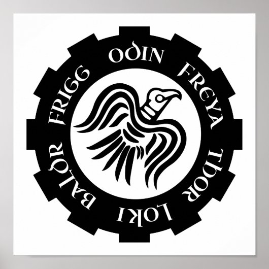 バイキングレイヴンバナーソーフレヤロキ ポスター (正面)