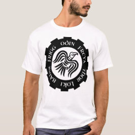 バイキングレイヴンバナーソーフレヤロキ Tシャツ