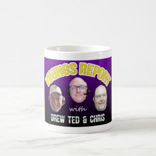 バイキングレポート(Drew、Chris、Ted Mug付き) コーヒーマグカップ