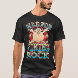 バイキングロックTシャツ用不機嫌 Tシャツ