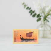 バイキングロングシップ・ベンチャーズ 名刺 (スタンド正面)