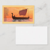 バイキングロングシップ・ベンチャーズ 名刺 (正面/裏面)