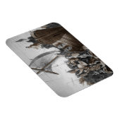 バイキングロングボートの嵐 マグネット (右側)