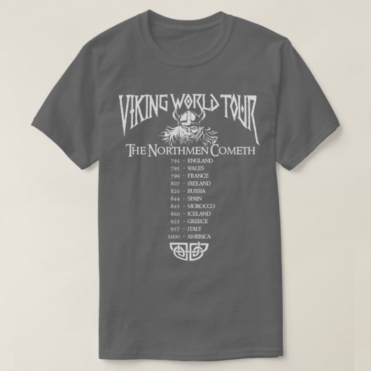 バイキングワールドツアー Tシャツ (デザイン正面)