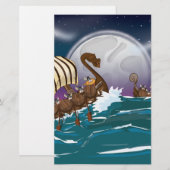 バイキング侵入艦隊 便箋 (正面/裏面)