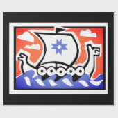 バイキング包装紙 ラッピングペーパー (フラット)